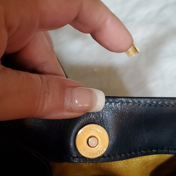 Gianni Versace Floral Black Leather/Canvas Bucketbag Shoulderbag/CB. - Picture 8 of 12